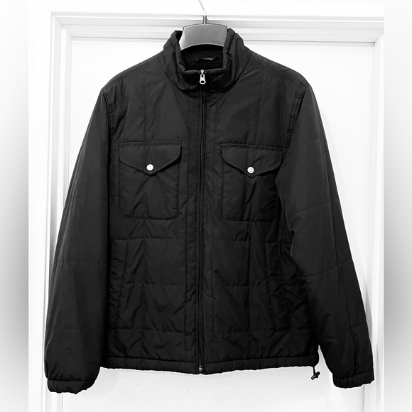 Men's Nautica Black Quilted Puffer Jacket - Picture 1 of 4